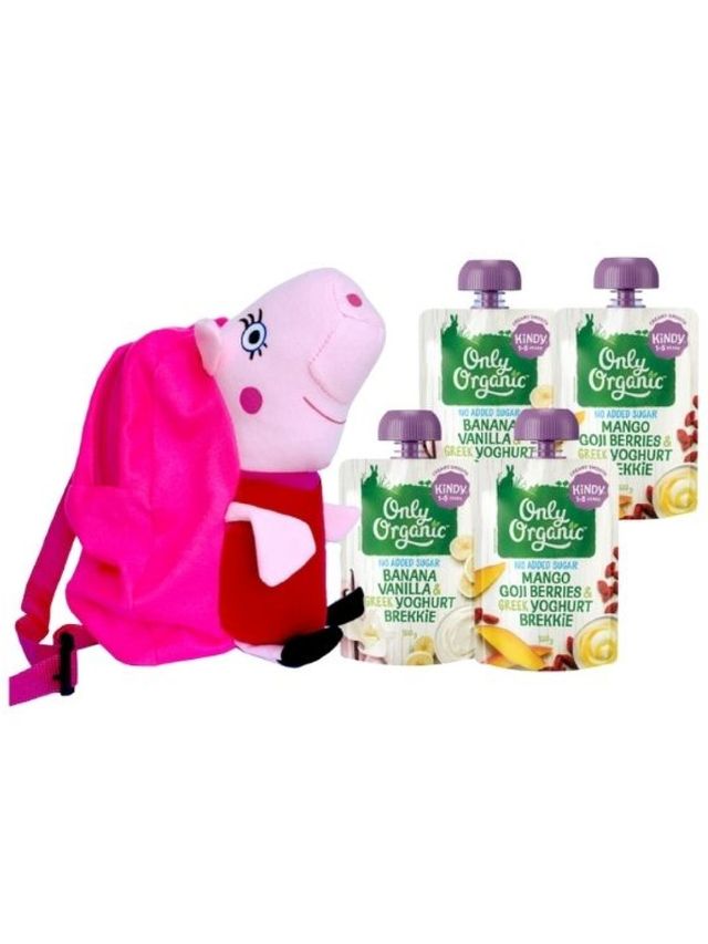 Only Organic Toddler Food Greek Yoghurt Bundle (4 pouches) with FREE